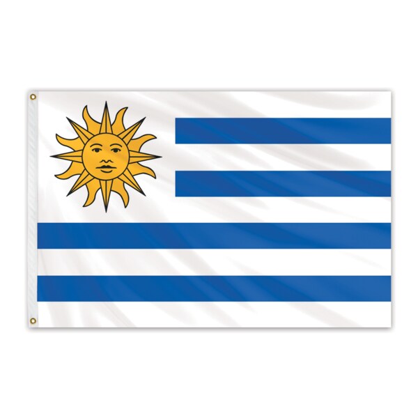 Global Flags Unlimited Uruguay Outdoor Nylon Flag 6'x10' 203559